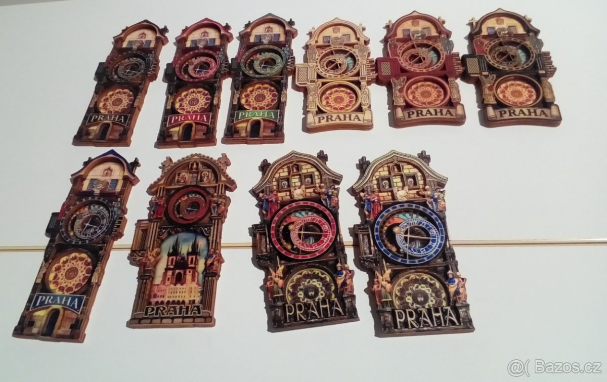 Magnet Praha-40-45-50kč, záložky 50Kč