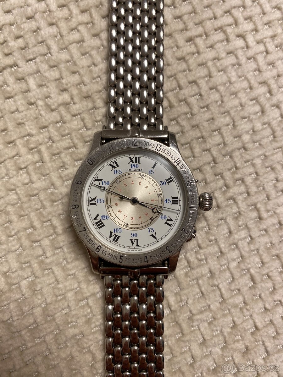 Longines Lindbergh Hour Angle ref. 989.5215 – automat, origi