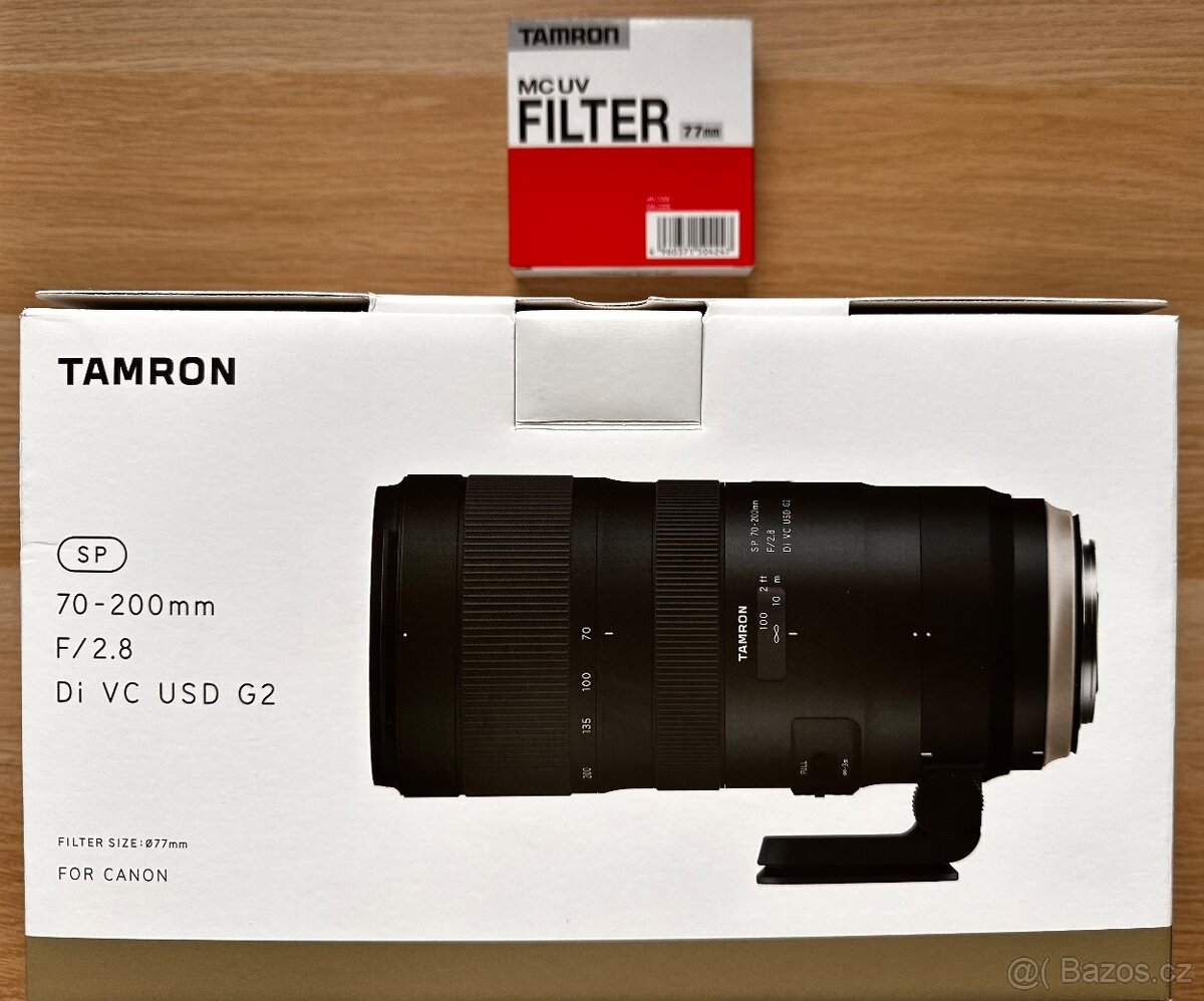 Tamron SP 70-200mm f/2.8 Di VC USD G2 Canon + UV