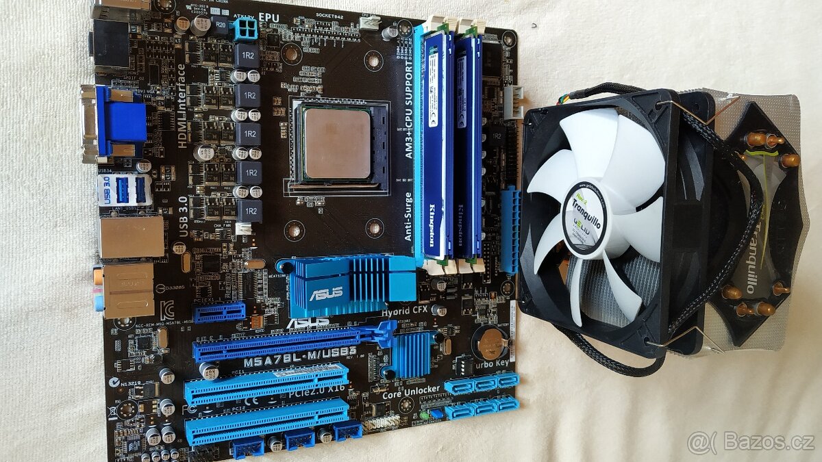 AMD FX-8320 / M5A78L-M/Tranquillo + 2x4GB Kingston