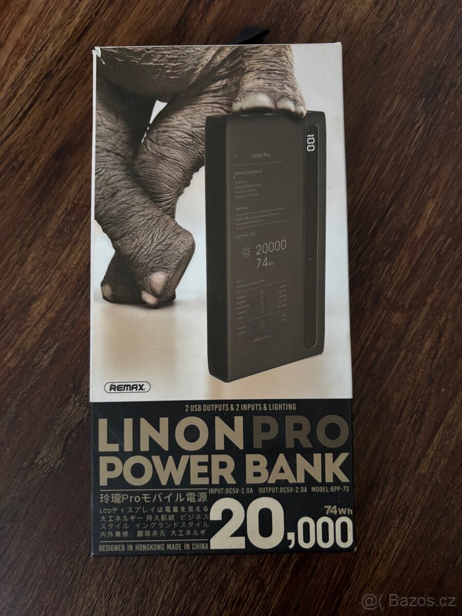 (NOVÁ) Powerbanka 20000mAh Remax Linon Pro