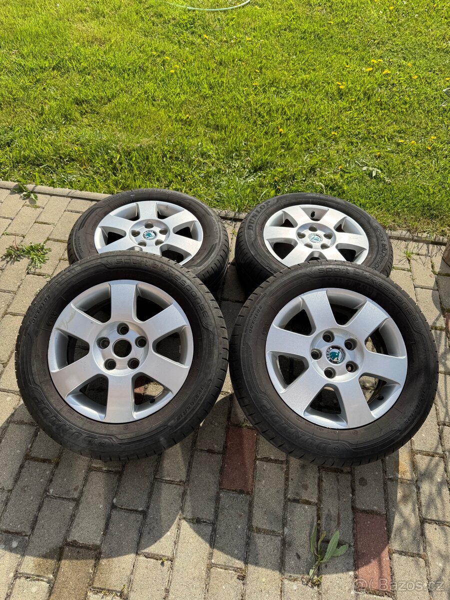 Sada letních alu kol Škoda