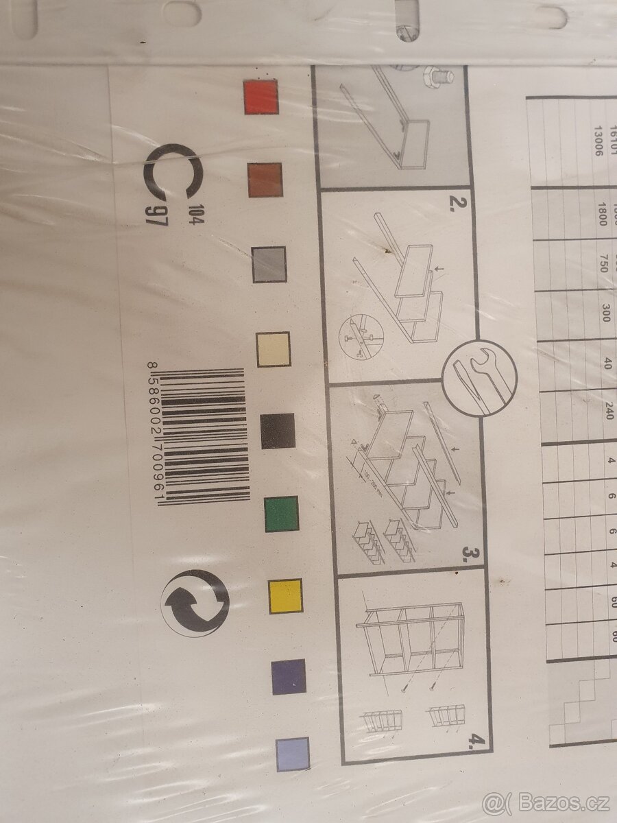 Kovový policový regál 150x75x30 TechnoMetal