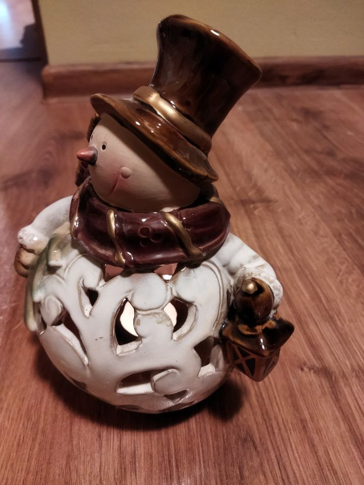 Porcelánové vánoční svícny