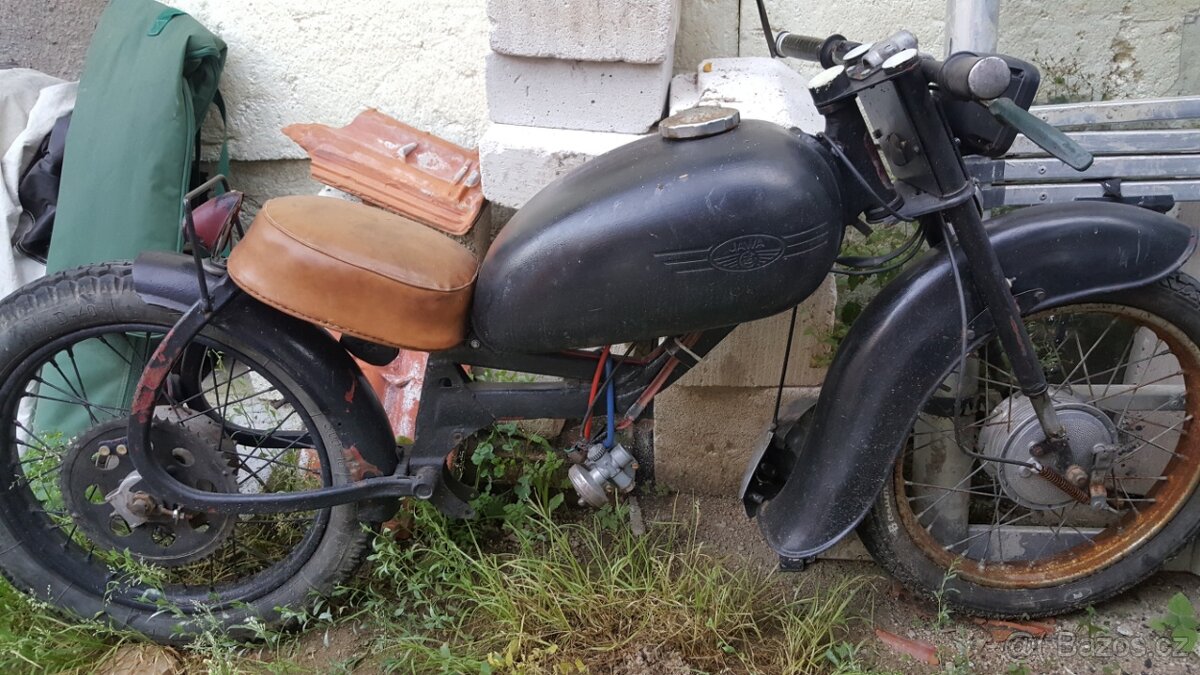 Jawa 50 cafe racer -stavba