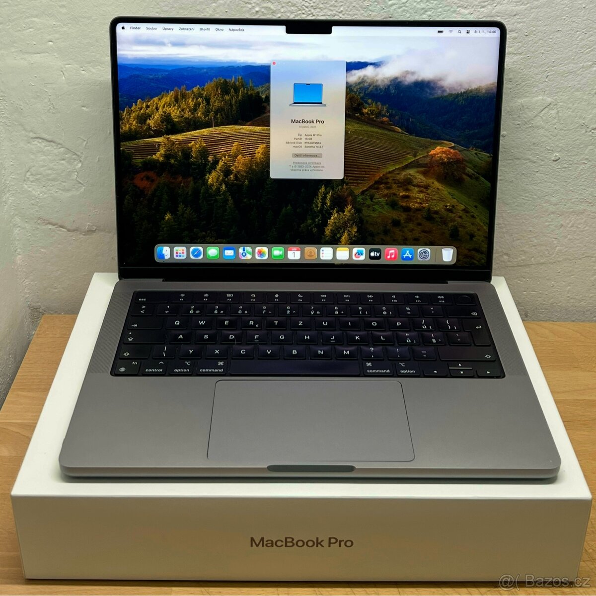 MacBook Pro 14” 2021/16GB RAM/M1 PRO/512GB SSD/Záruka