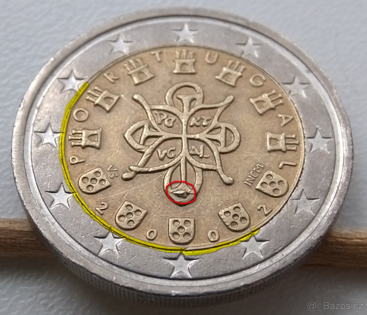 2 Euro 2002 Portugal ,pšeničnoražba - sumu ponuknite