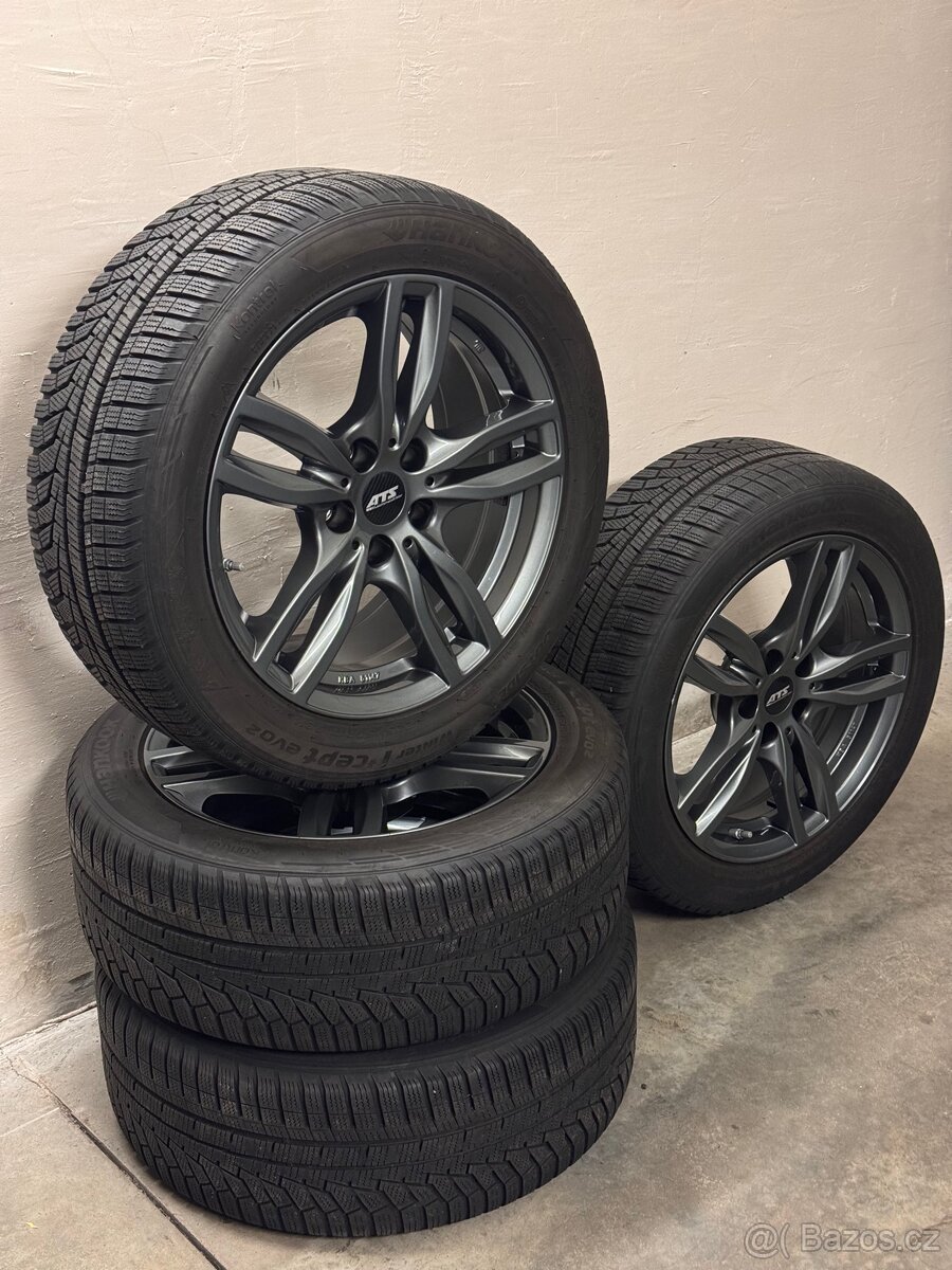 Alu kola 5x112 + pneu Hankok 225/50 R17 Dot 2722