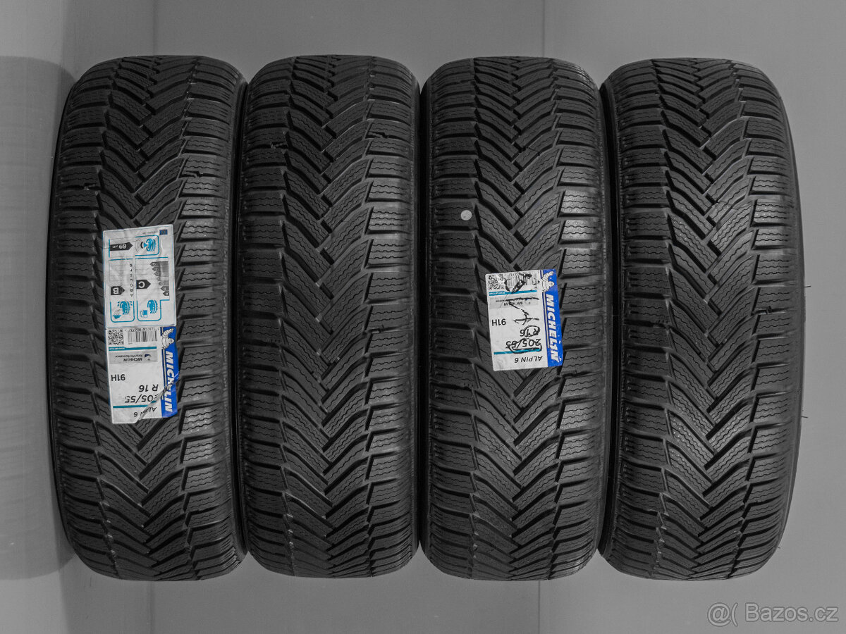 Michelin Alpin 6 205/55/16 zimní pneu 4 ks R17 (1505T)