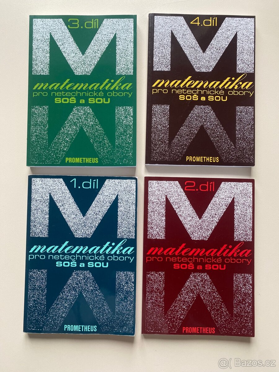 Učebnice Matematiky 4 díly