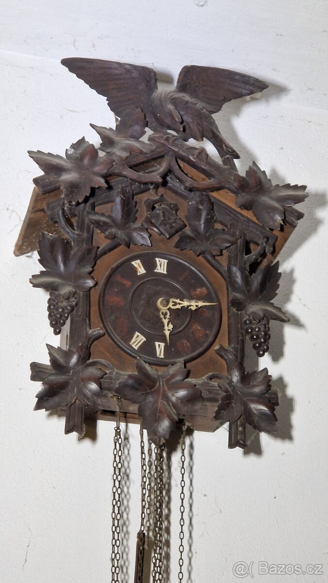 Starožitné dřevěné kukačky r. 1892
