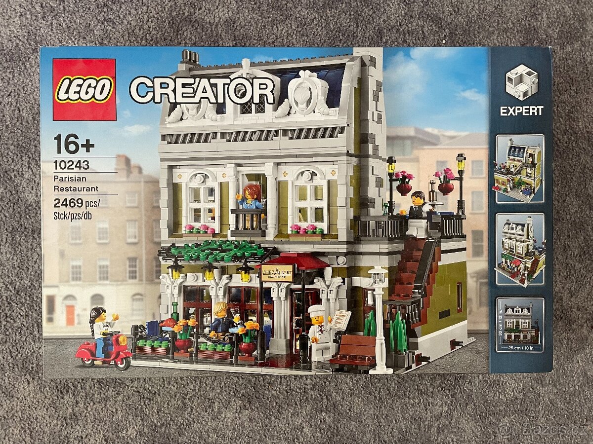 Lego 10243 Parisian Restaurant (NEROZBALENÉ)