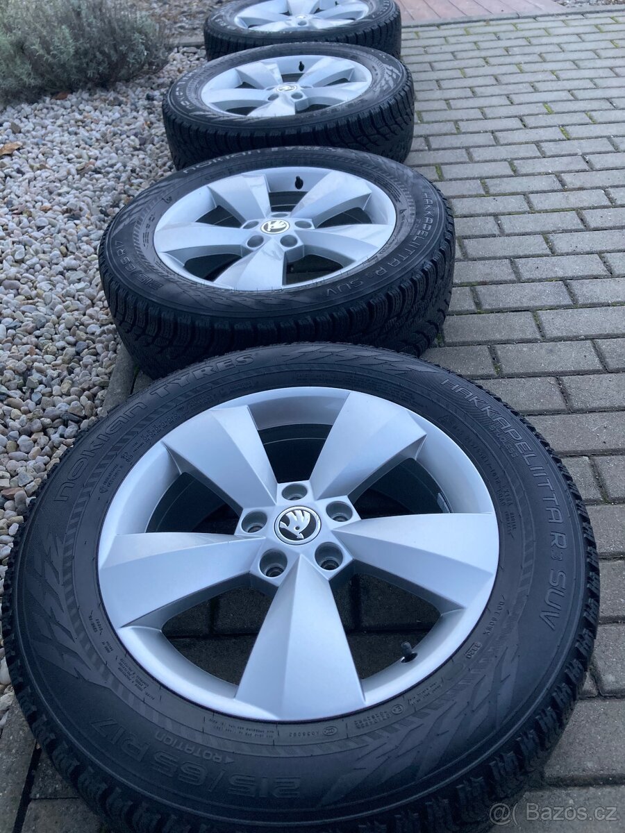 Alu kola Škoda Kodiaq Nanuq 17” zimní