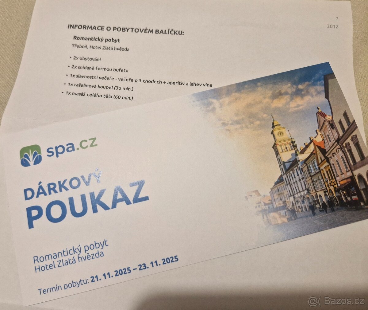 Romantický pobyt Hotel Zlatá hvězda - Spa.cz