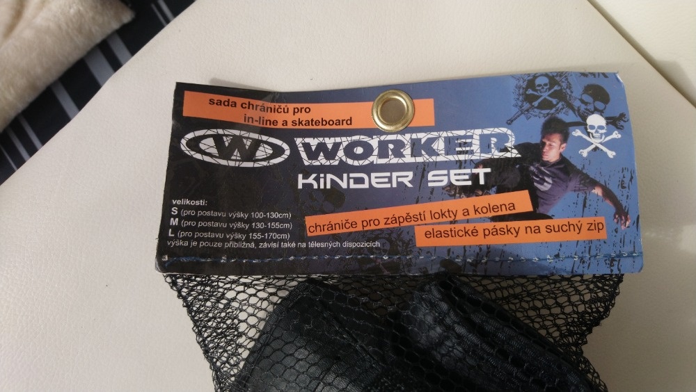 Sada chráničů na kolečkové brusle vel. XS