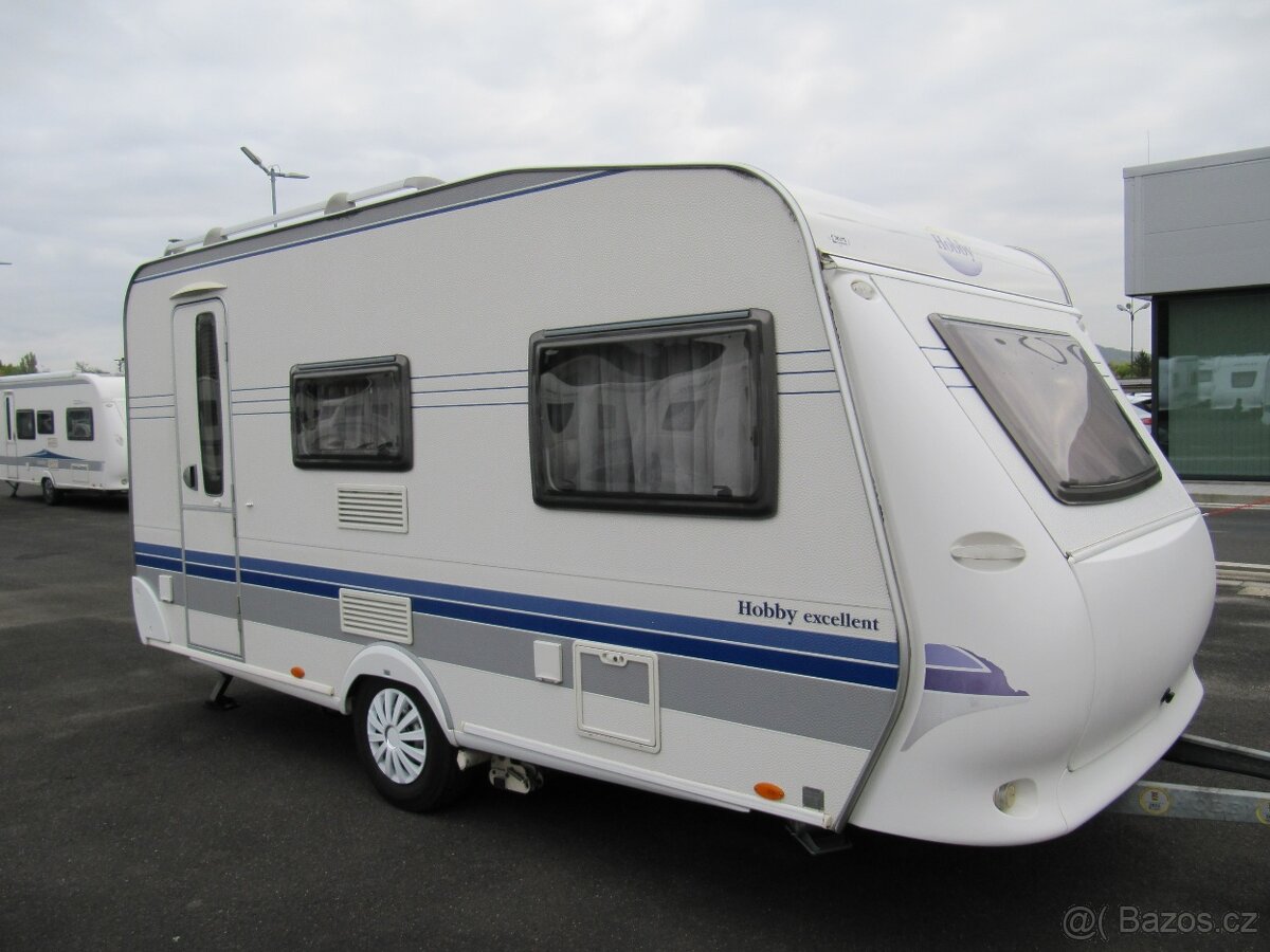 Prodám karavan Hobby 440 sf,r.v.2008 + mover + předstan.