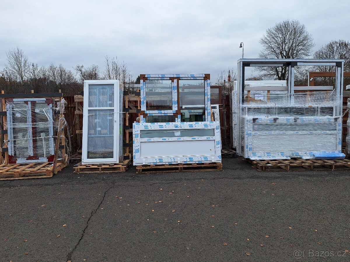 Plastová okna - skladová , nová a bazarová