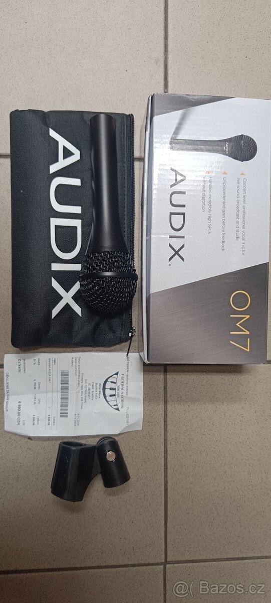 Prodám dynamický mikrofon audix 0M7