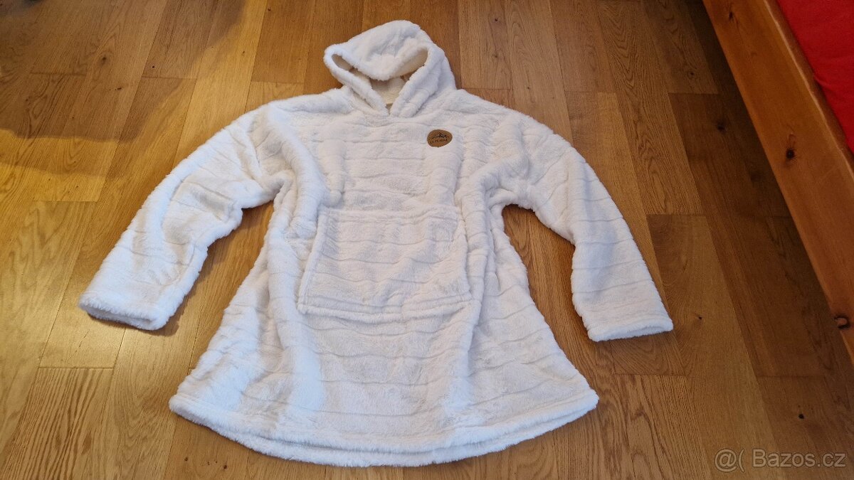 N.O.V.Á. heboučká/kožešinová mikina Oversize