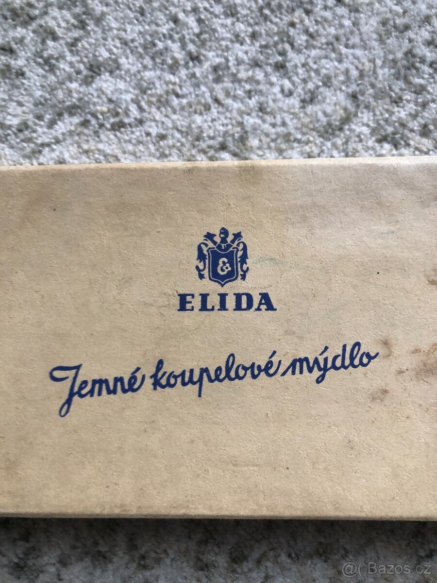 Stará krabička mýdlo Elida