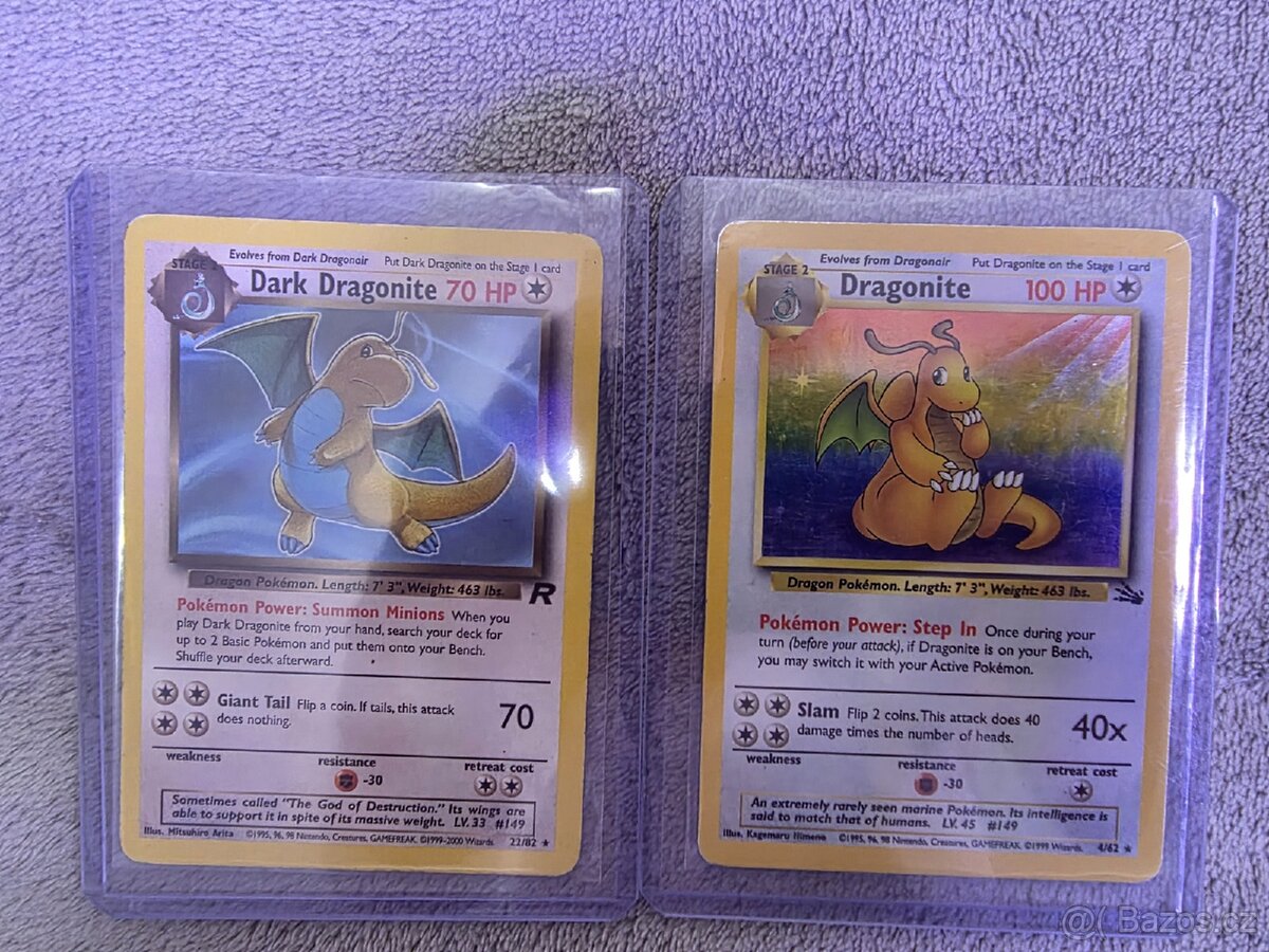 Pokémon Dragonite + Dark Dragonite