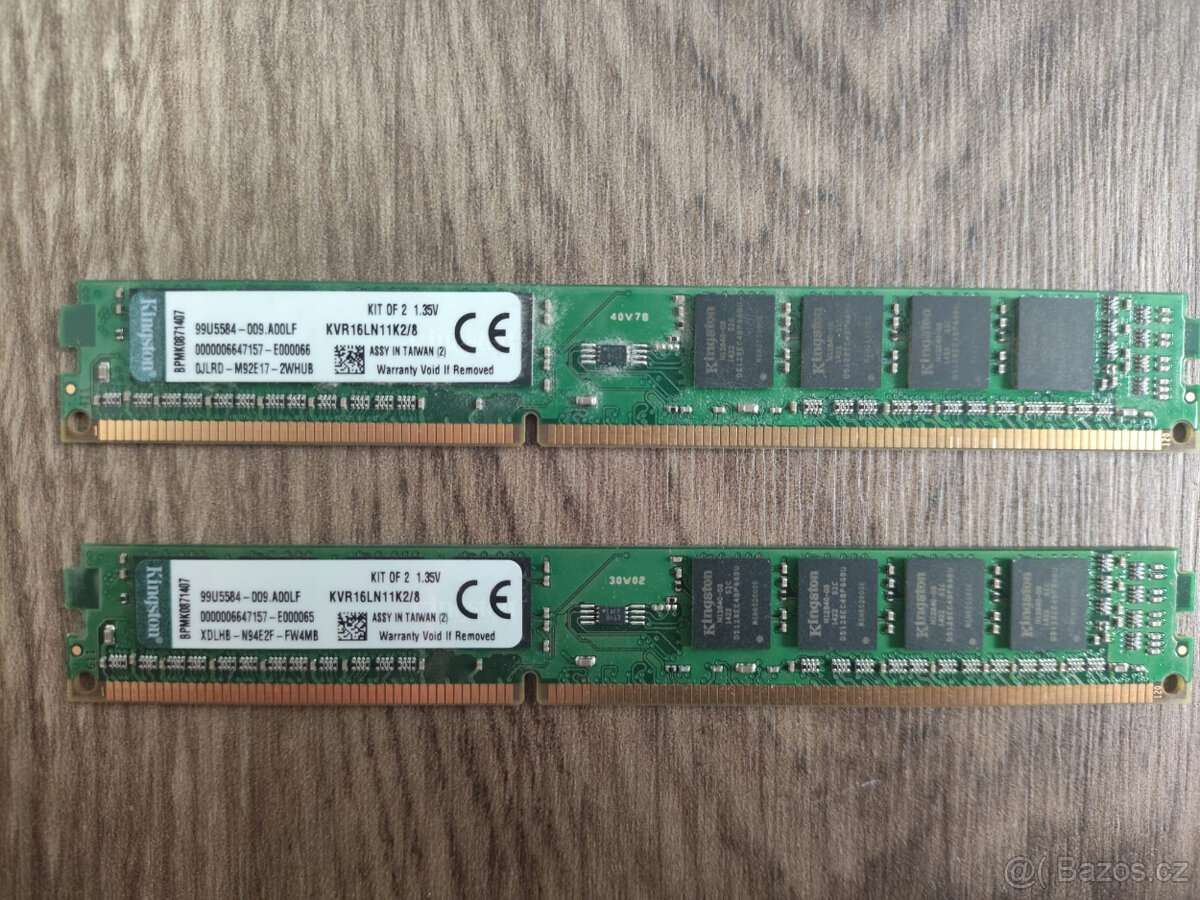 KINGSTON KVR16LN11K2/8