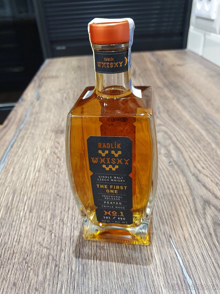 Radlík Whisky The First One – Peated 0,5L
