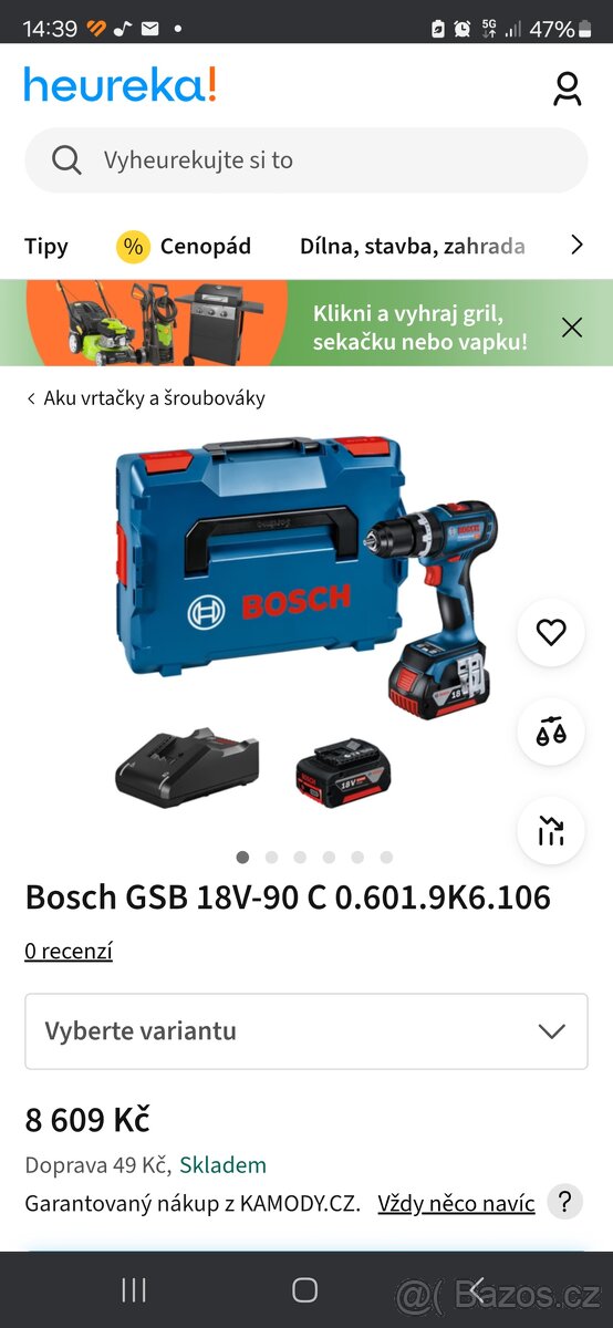 Bosch Aku vrtačka