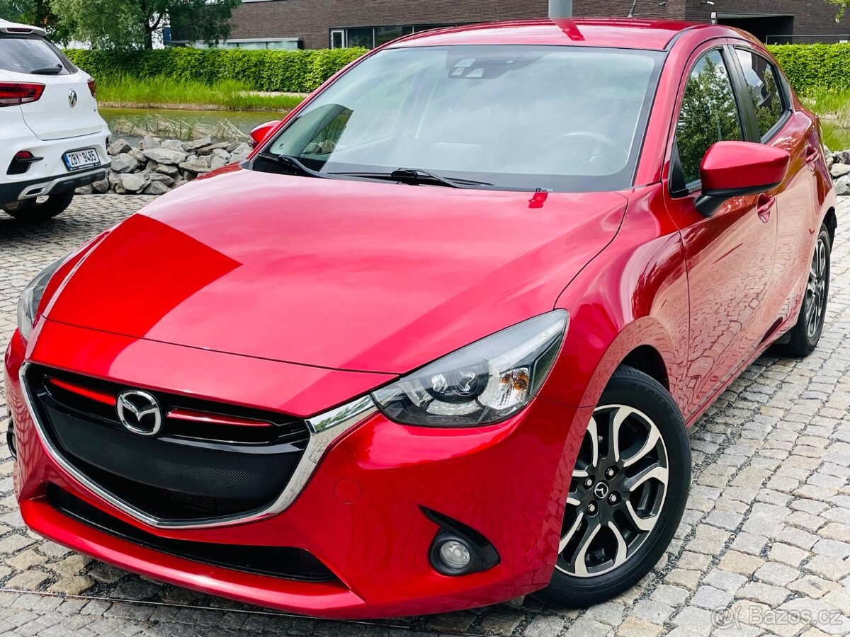 Mazda 2 85KW BENZÍN 1MAJITEL LED VÝHŘEV FACELIFT BEZ KOROZE