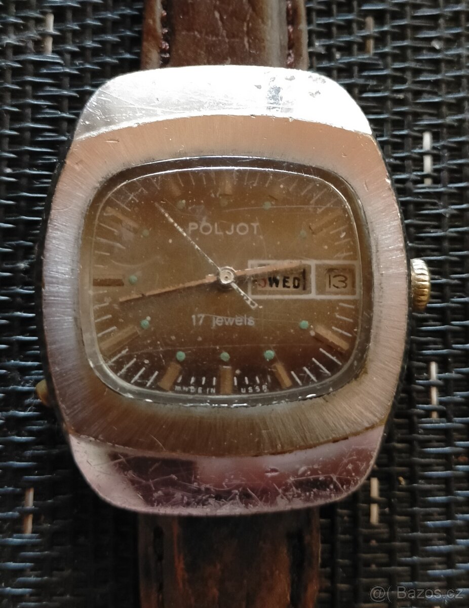 Pánské retro hodinky Poljot