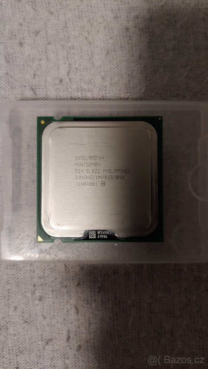 Intel P4 524 SL8ZZ 3.06 GHZ/1M/533