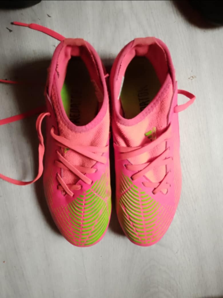Dětské kopačky Adidas oranžové