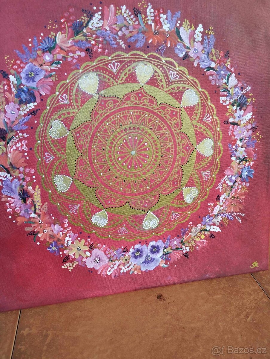 Mandala květinková