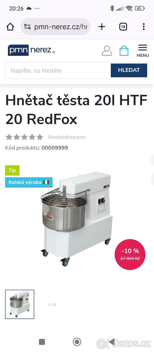 HNĚTAČ TĚSTA