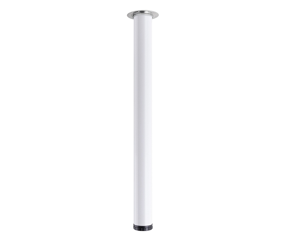 Nové stolové nohy 4ks, 710R/60mm, bílá RAL 9001