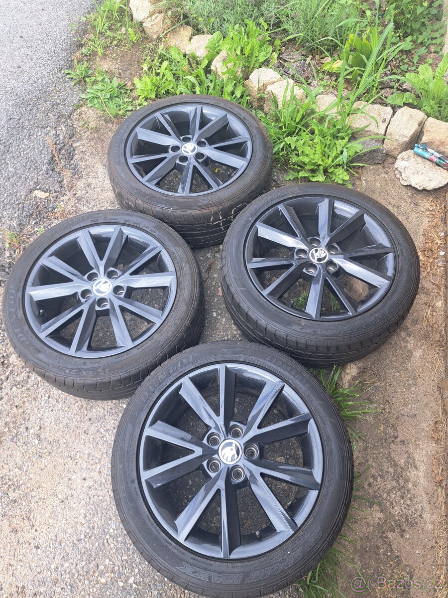 Alu kola Vigo Škoda 16" - černá metalíza