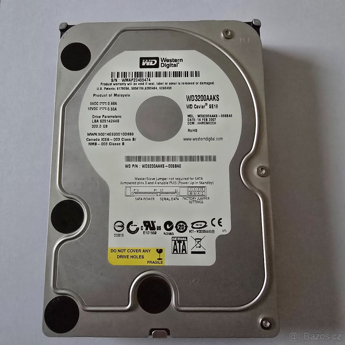 HDD 3.5 320GB WD Western Digital