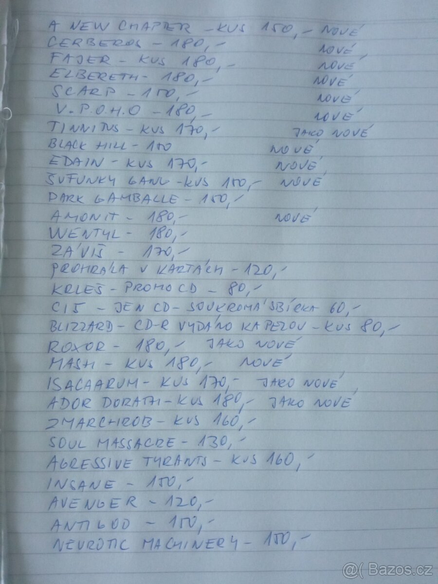 CD Český metal a rock