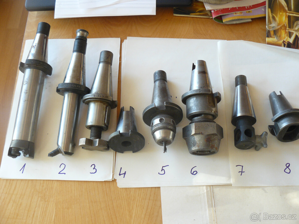 Upínací nástroje s kuželem 40