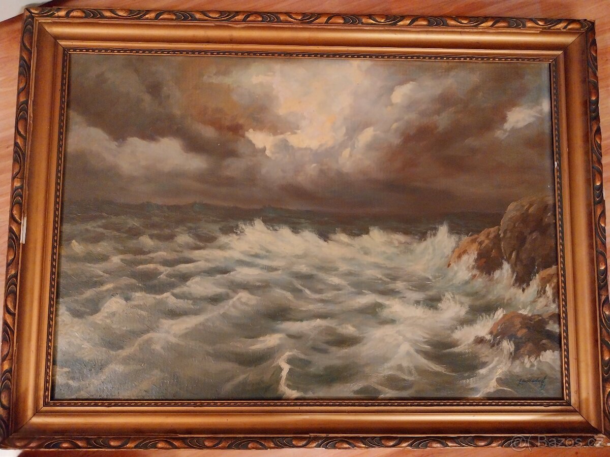 Velký obraz Rozbouřené moře