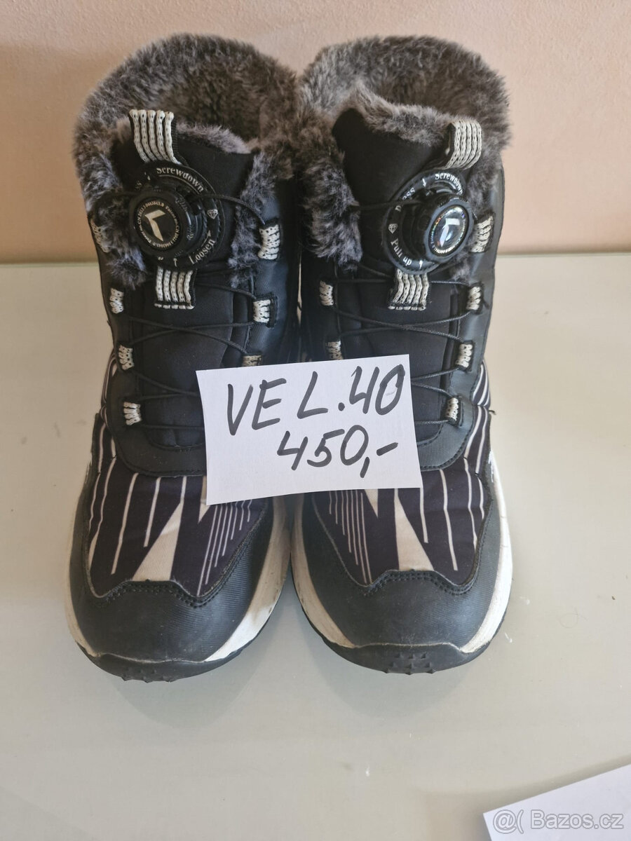 Zimní vysoké panské boty