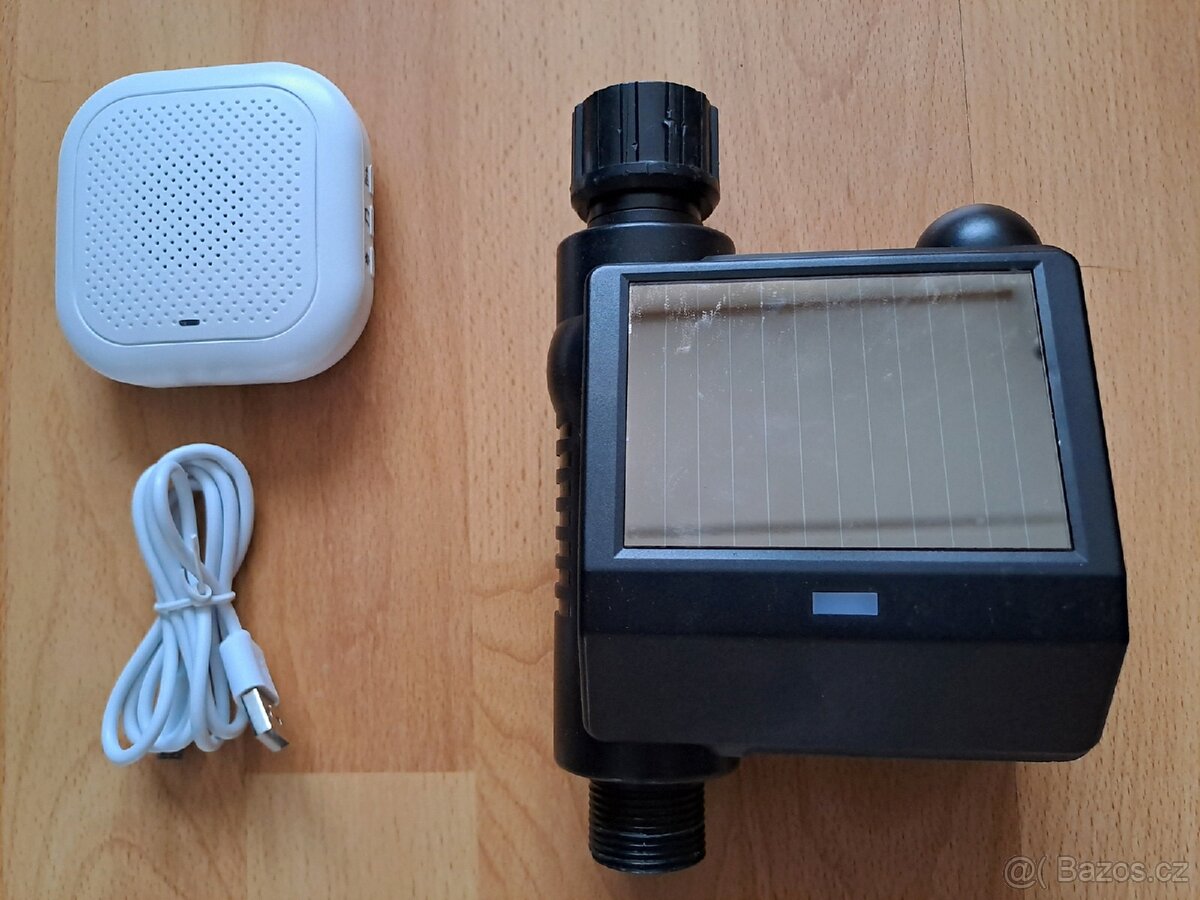 NOVÝ Vodní ventil a časovač na solární pohon a baterie