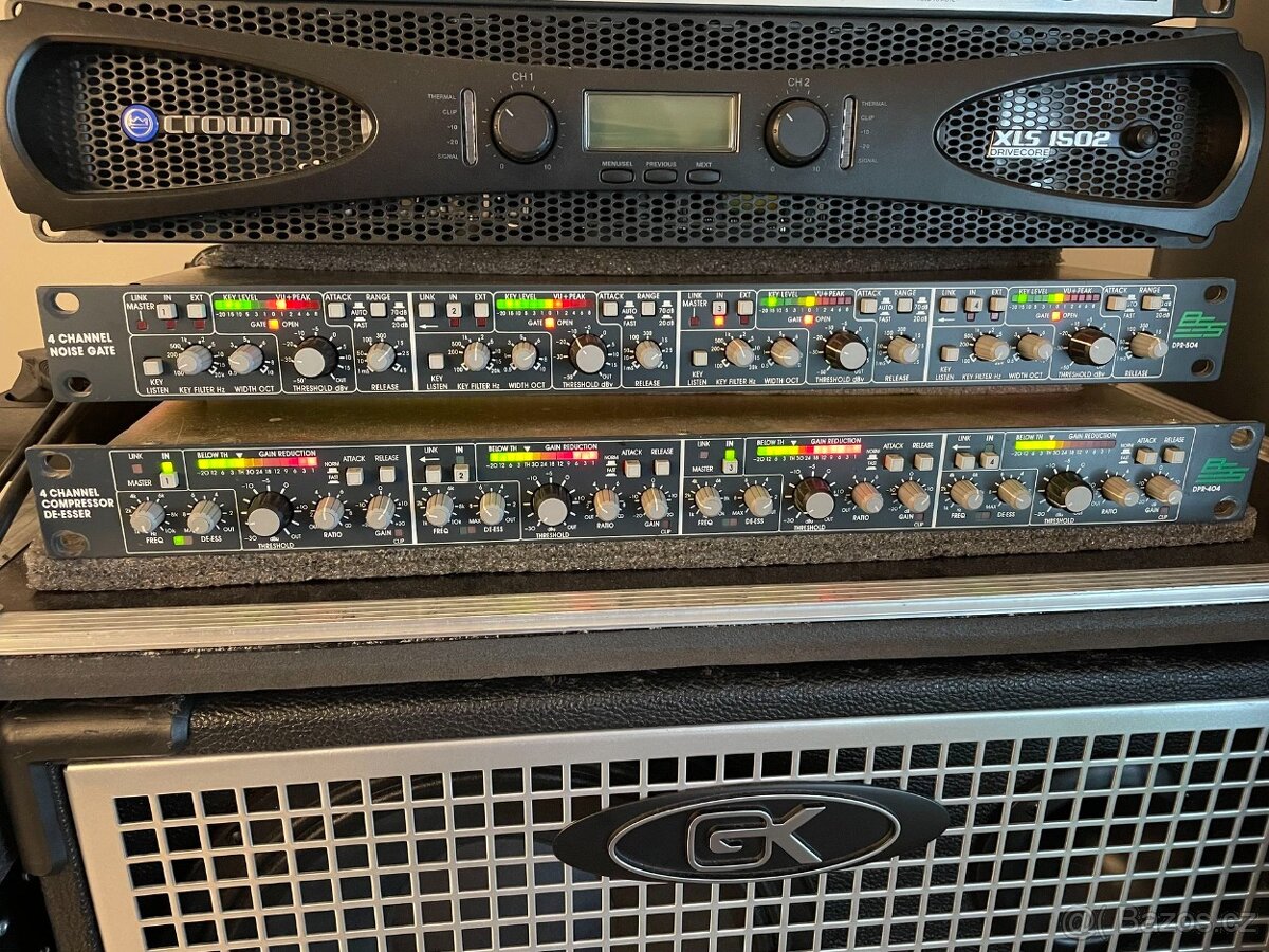 BSS DPR-404 Quad Comp, DPR-504 Quad Gate – Studiová klasika