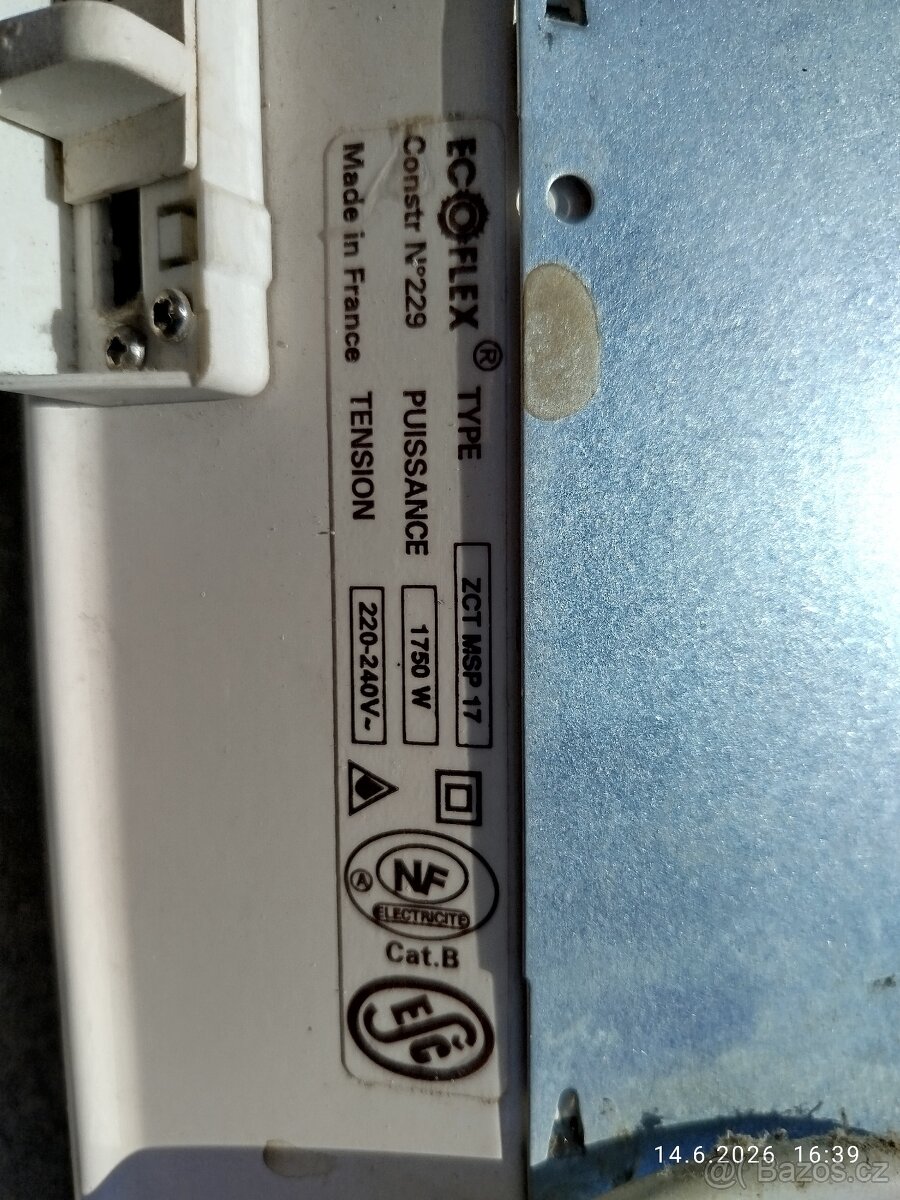 Prodám elektrický radiátory