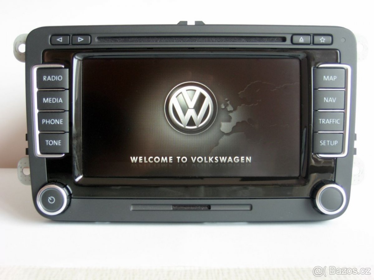VW RNS 510 - orig. GPS autorádio s navigací , nové mapy