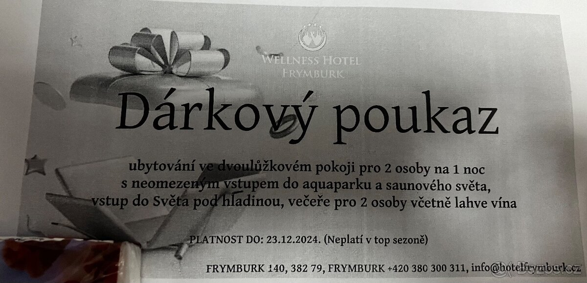 WELNESS hotel Frymburk