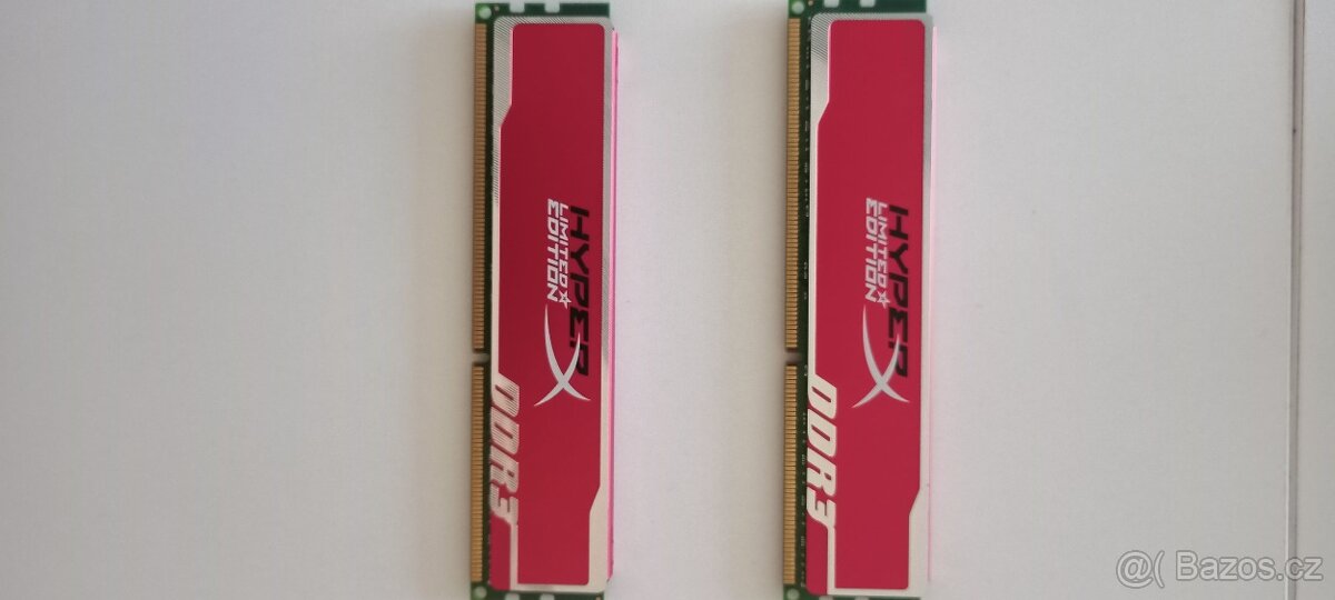 Kingston DDR3 8GB (2 x 4) 1600MHz Limited Edition RED