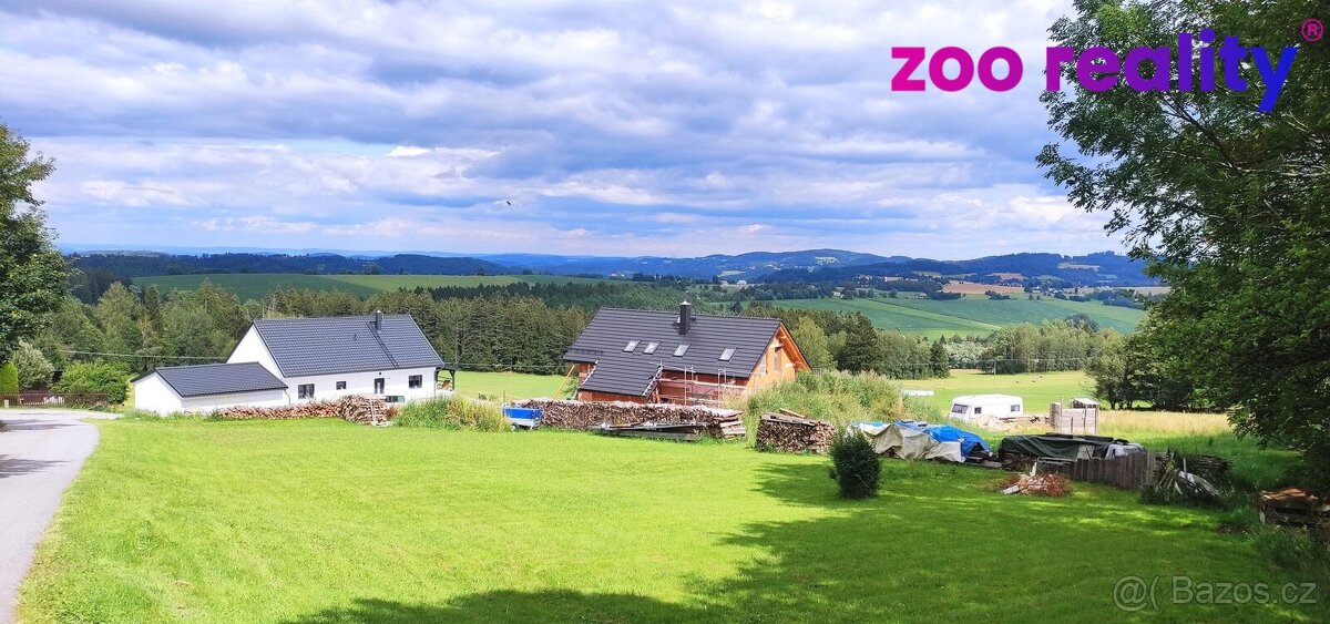Pozemek pro bydlení, 1572 m2, Lhota nad Rohanovem, Vacov