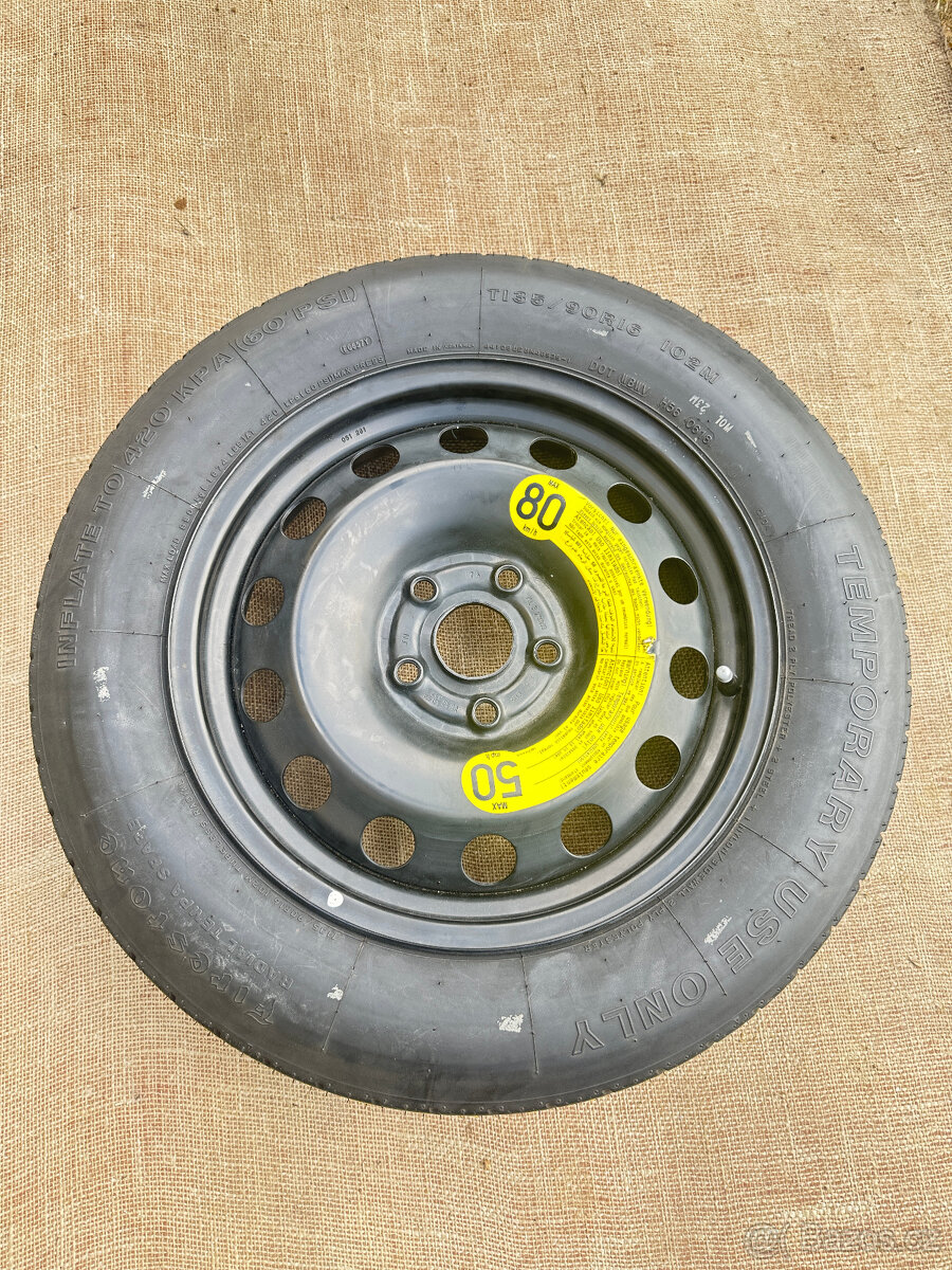 dojezdové kolo VW, Škoda, Seat  nepoužité 5x112