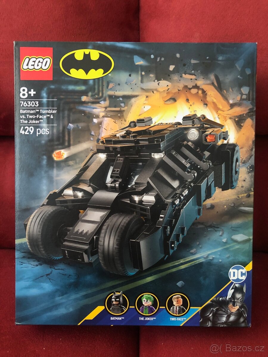 LEGO 76303 Batman Tumbler vs. Two-Face a Joker - Bez figurek